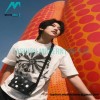 Louis Vuitton - 23SS Black Floral Short-sleeved T-shirt