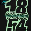 Louis Vuitton - 1854 Digital Pattern Knitted Round Neck Short Sleeve