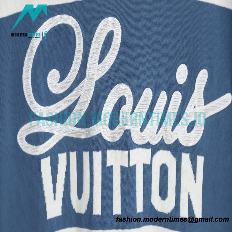 Louis Vuitton - 23FW New Vintage Cycling Embroidered Lapel Polo Shirt