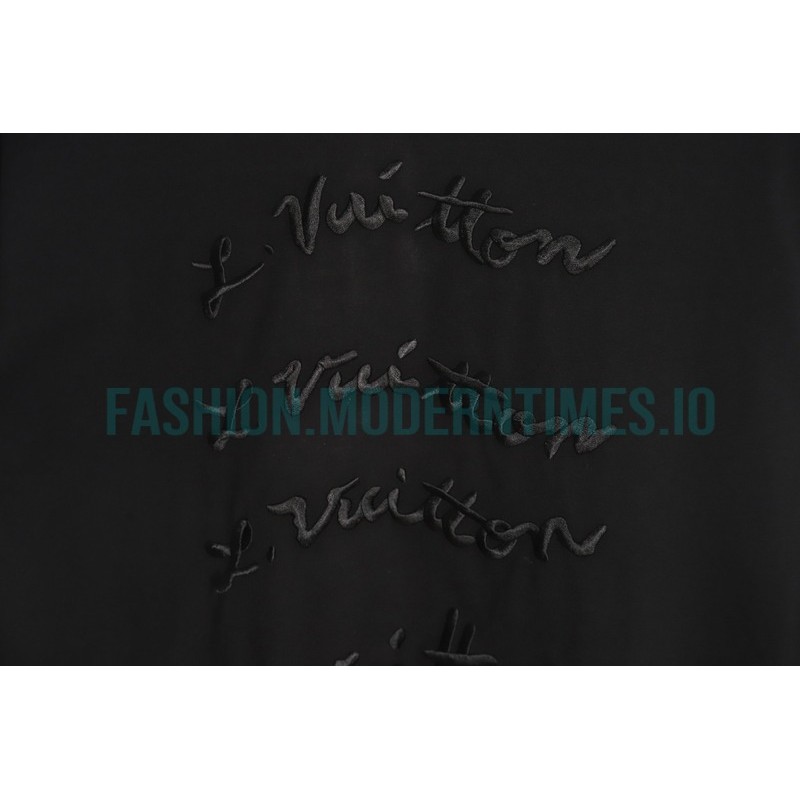  Louis Vuitton - 22SS Embroidered Letter Turtleneck With Long Sleeves