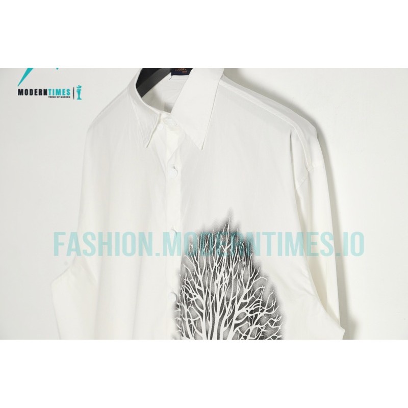 Louis Vuitton - Long Sleeve Shirt With Metal Mark Hand Grip Tree