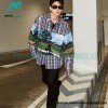 Louis Vuitton - 23FW Landscape Check Long-sleeved Shirt