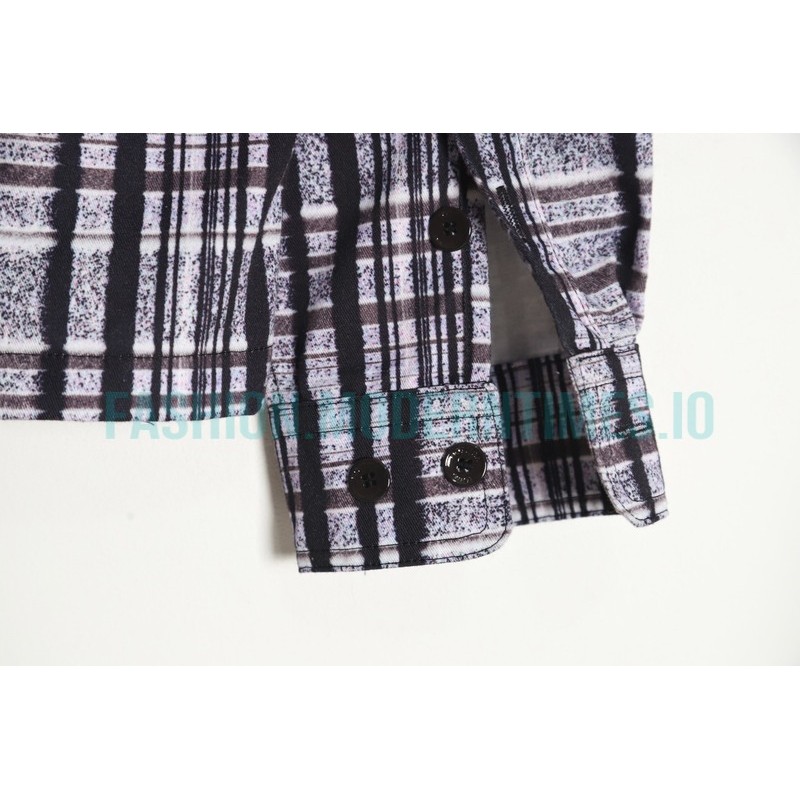 Louis Vuitton - 23FW Landscape Check Long-sleeved Shirt