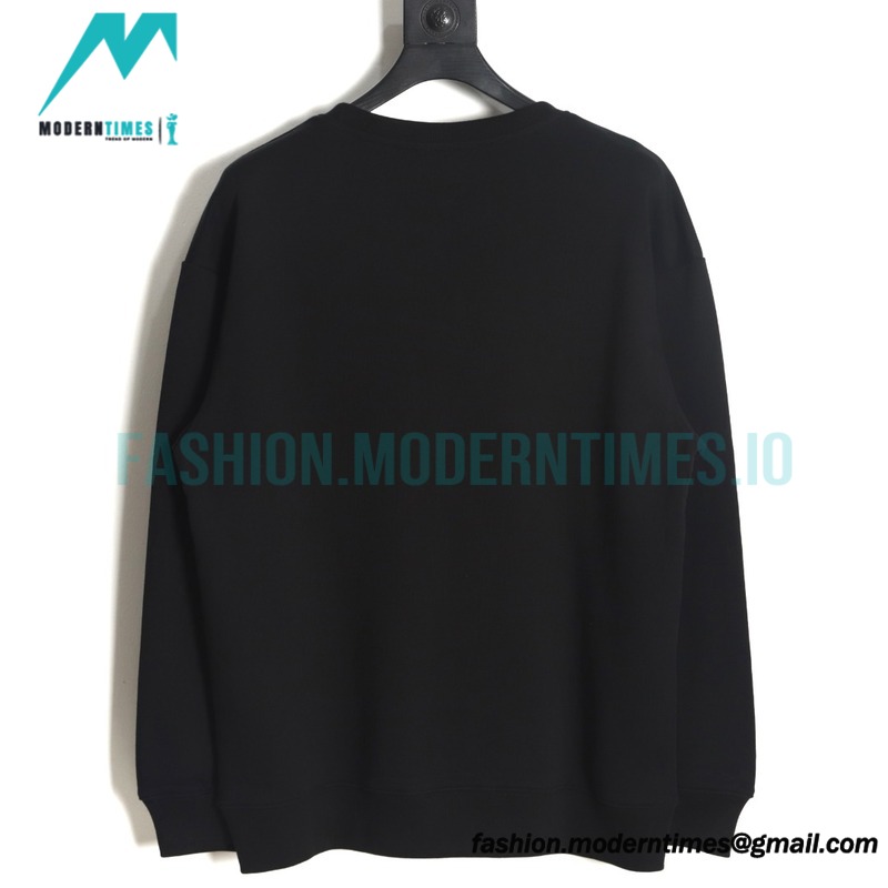 Loewe - Embroidered Logo Cotton Crew Neck Hoodie