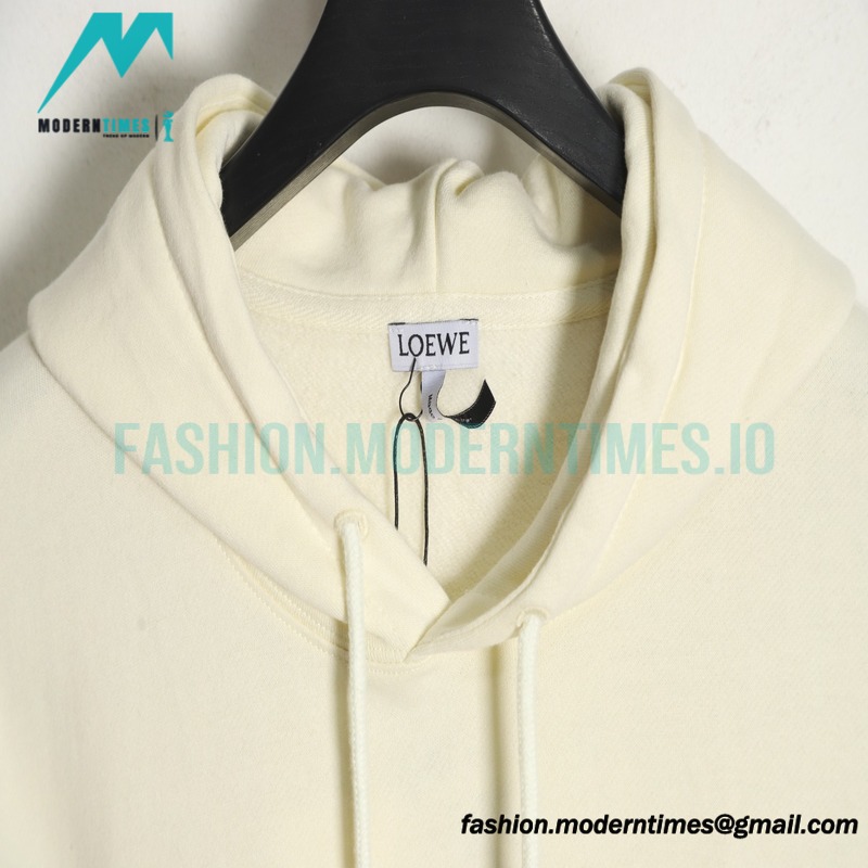 Loewe - 23SS Leather Label Hoodie