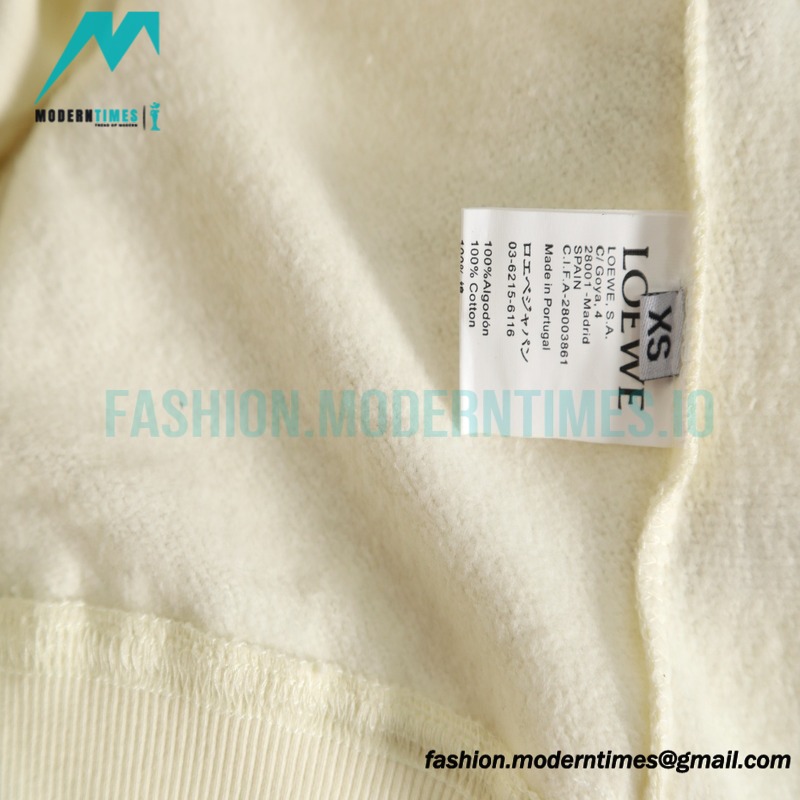 Loewe - 23SS Leather Label Hoodie