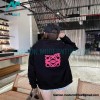Loewe - 22FW Hand-painted Graffiti Letter-neck Hoodie