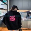 Loewe - 22FW Hand-painted Graffiti Letter-neck Hoodie