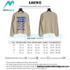 Loewe - 22FW Hand-painted Graffiti Letter-neck Hoodie