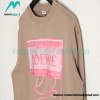 Loewe - 22FW Hand-painted Graffiti Letter-neck Hoodie