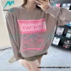 Loewe - 22FW Hand-painted Graffiti Letter-neck Hoodie