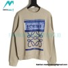 Loewe - 22FW Hand-painted Graffiti Letter-neck Hoodie