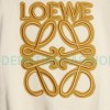Loewe - Four-leaf Clover Letter Embroidered Round Neck Hoodie