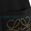 Loewe - 23Fw Pocket Embroidered Crew Neck Hoodie