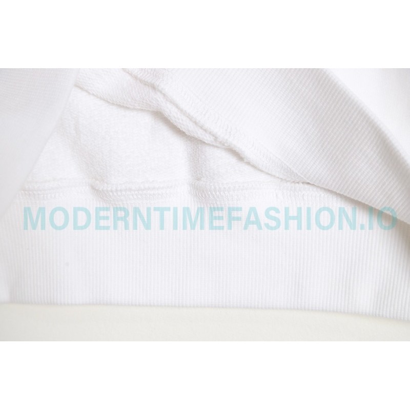 Loewe - 23Fw Pocket Embroidered Crew Neck Hoodie
