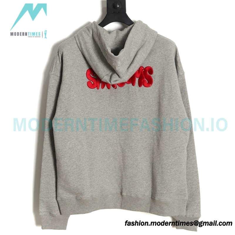 Loewe - 23FW Mushroom Alphabet Embroidered Hoodie