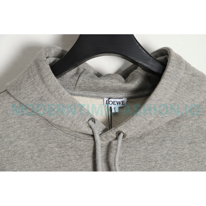Loewe - 23FW Mushroom Alphabet Embroidered Hoodie