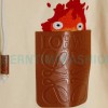 Loewe - 23FW Flame Embroidered Leather Pocket Hoodie