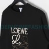 Loewe - Classic Embroidered Big Logo Crew Neck Hoodie