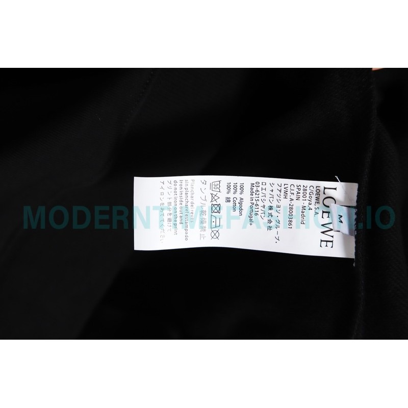Loewe - Classic Embroidered Big Logo Crew Neck Hoodie