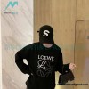 Loewe - Classic Embroidered Big Logo Crew Neck Hoodie