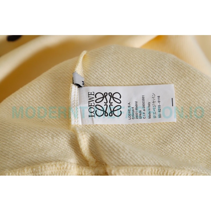 Loewe - Classic Embroidered Big Logo Crew Neck Hoodie
