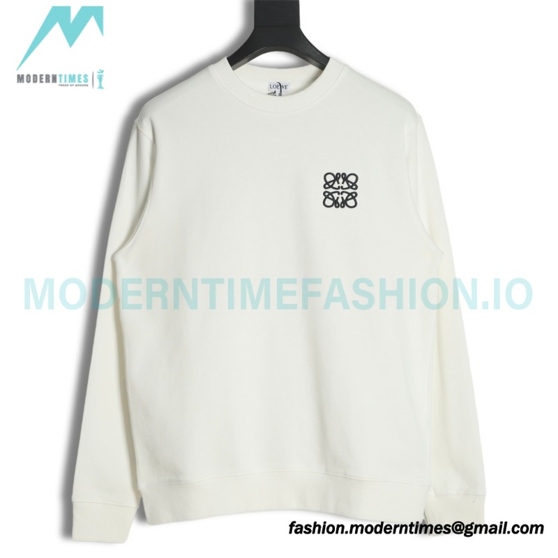 Loewe - Streamlined The Classic Embroidered Crewneck Hoodie