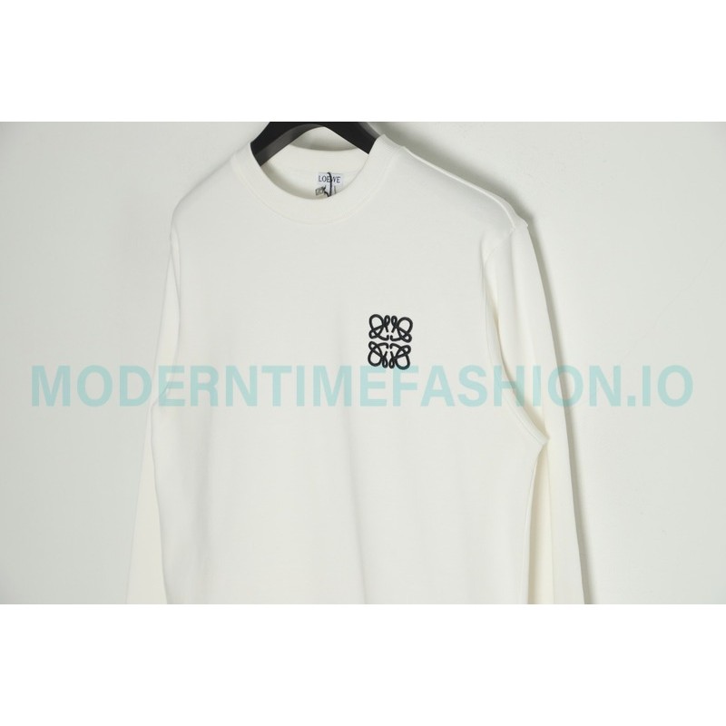 Loewe - Streamlined The Classic Embroidered Crewneck Hoodie