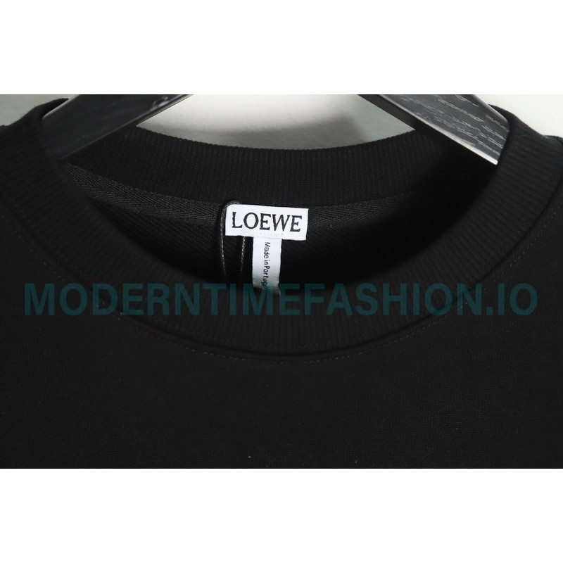Loewe - Streamlined The Classic Embroidered Crewneck Hoodie