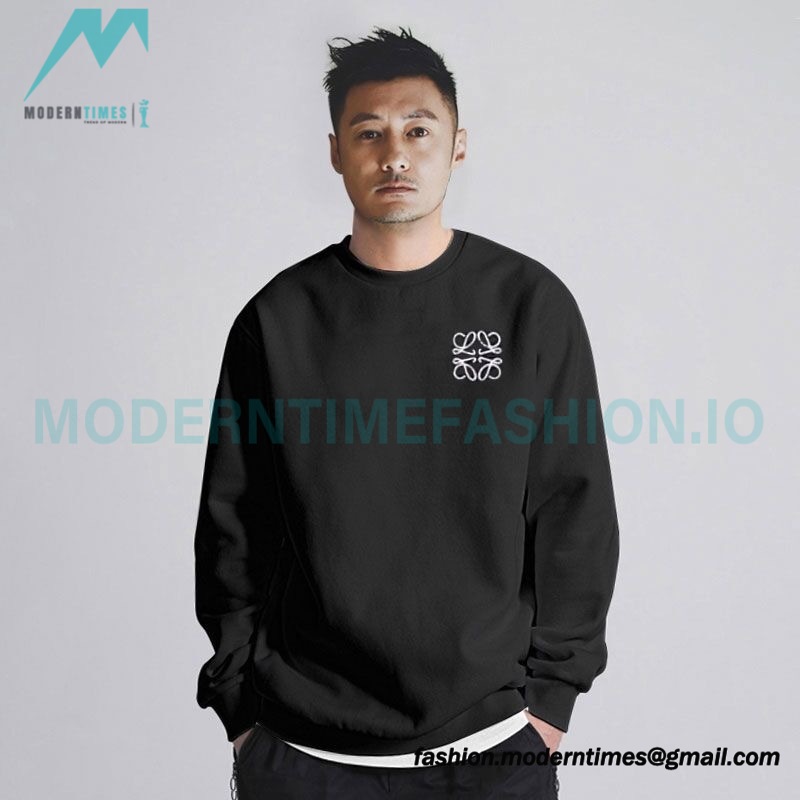Loewe - Streamlined The Classic Embroidered Crewneck Hoodie