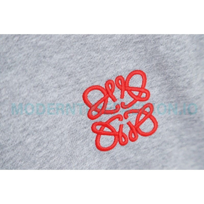 Loewe - Streamlined The Classic Embroidered Crewneck Hoodie