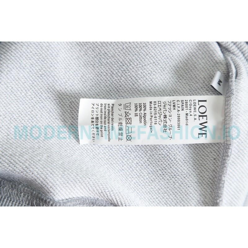 Loewe - Streamlined The Classic Embroidered Crewneck Hoodie