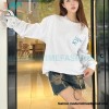 Loewe - Pocket Logo Three-dimensional Color Contrast Embroidered Crewneck Hoodie