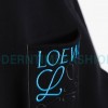 Loewe - Pocket Logo Three-dimensional Color Contrast Embroidered Crewneck Hoodie