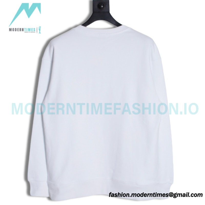 Loewe - Pocket Logo Three-dimensional Color Contrast Embroidered Crewneck Hoodie