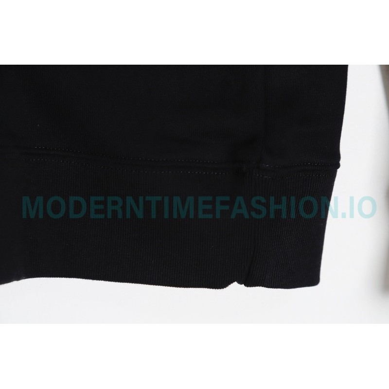 Loewe - Pocket Logo Three-dimensional Color Contrast Embroidered Crewneck Hoodie