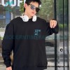 Loewe - Pocket Logo Three-dimensional Color Contrast Embroidered Crewneck Hoodie