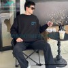 Loewe - Pocket Logo Three-dimensional Color Contrast Embroidered Crewneck Hoodie
