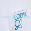 Loewe - Pocket Logo Three-dimensional Color Contrast Embroidered Crewneck Hoodie