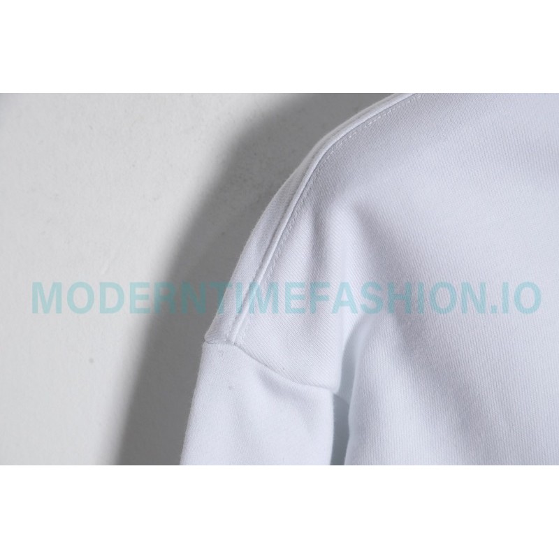 Loewe - Pocket Logo Three-dimensional Color Contrast Embroidered Crewneck Hoodie