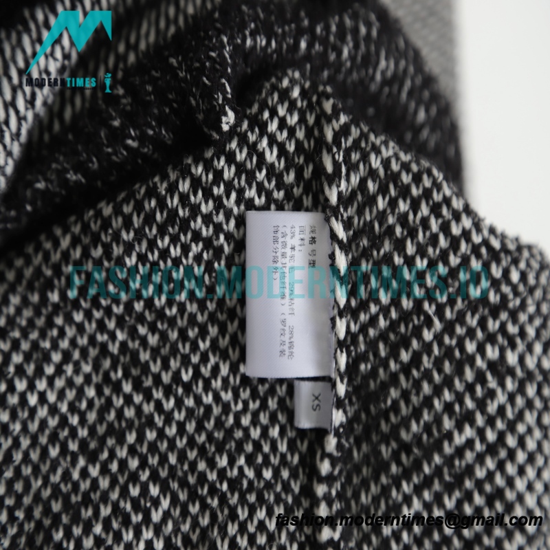 Loewe - 22FW Color Contrast Dotted Jacquard Crew-neck Sweater