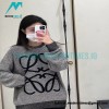 Loewe - 22FW Color Contrast Dotted Jacquard Crew-neck Sweater