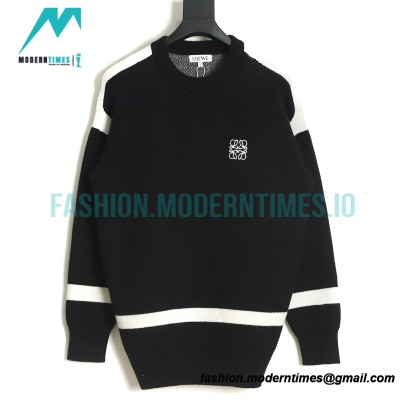 Loewe - 22FW Ribbon Embroidered Crew-neck Sweater
