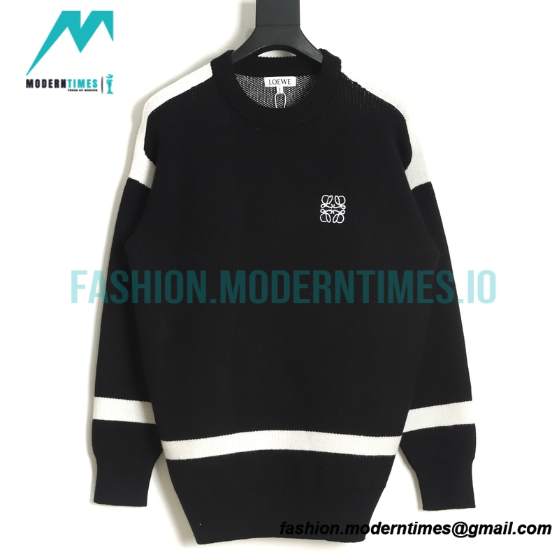 Loewe - 22FW Ribbon Embroidered Crew-neck Sweater