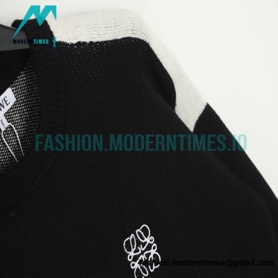 Loewe - 22FW Ribbon Embroidered Crew-neck Sweater