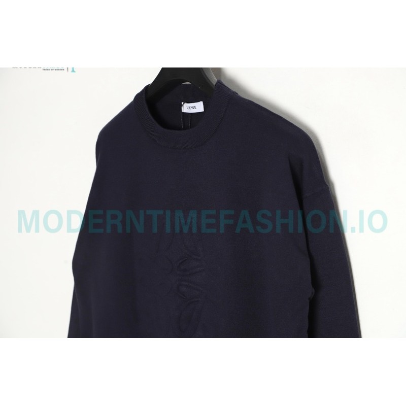 Loewe - 23ss New Front Anagram Crewneck Sweater
