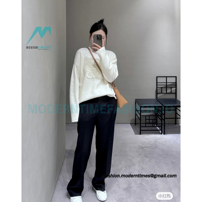 Loewe - 23ss New Front Anagram Crewneck Sweater
