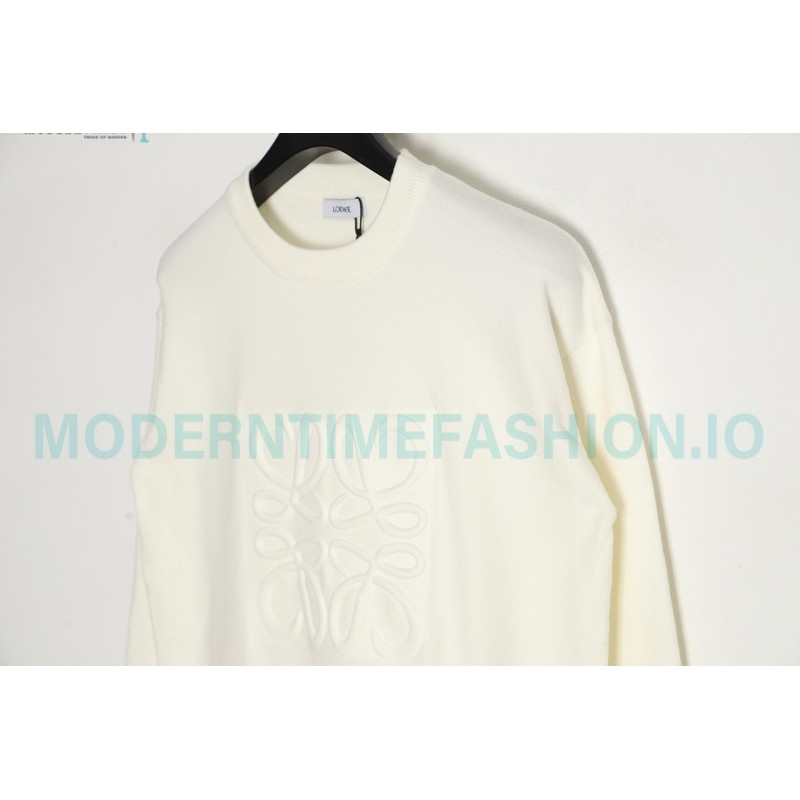 Loewe - 23ss New Front Anagram Crewneck Sweater