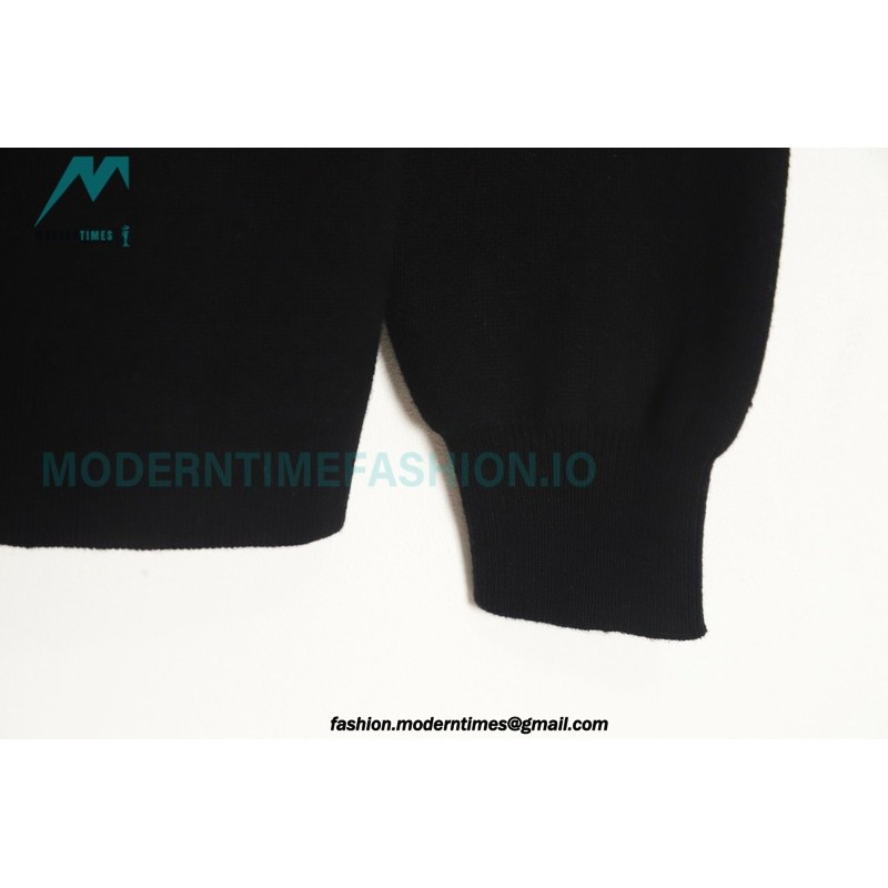 Loewe - 23FW Knitted Sweater With Jacquard Pocket