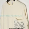 Loewe - 23FW Knitted Sweater With Jacquard Pocket